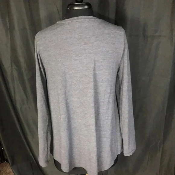 Blue‎ Soft Surroundings Long Sleeve V Neck M - Picture 3 of 3